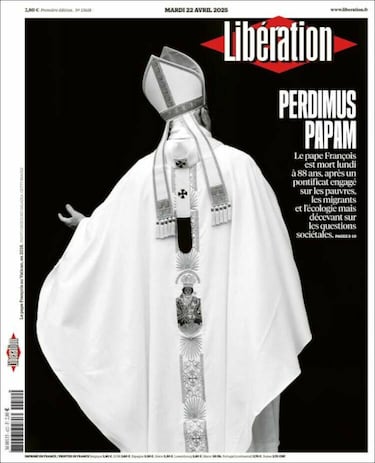 "Perdimos al Papa", escrito en latín.