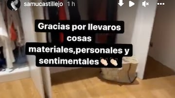 Roban en casa de Castillejo en el día de su debut en Mestalla