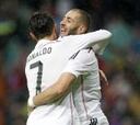 Cristiano-Benzema: once goles al Granada en siete partidos