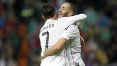 Cristiano-Benzema: once goles al Granada en siete partidos