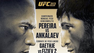Cartelera completa del UFC 313: combates, orden y horarios más allá del Pereira vs Ankalaev