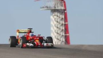 Fernando Alonso fue tercero sólo superado por los dos Mercedes.