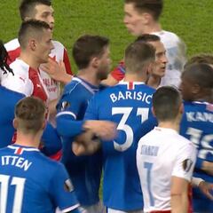 Acusación de racismo en el Rangers-Slavia que acabó en lío