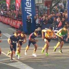 Marc Alcalá y Solange Pereira ganan la 30 Milla de Avilés