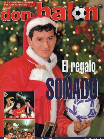 Los deportistas en las históricas portadas de navidad