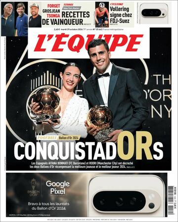 L’Équipe: “Conquistadores”