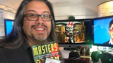 John Romero en la foto de la subasta.