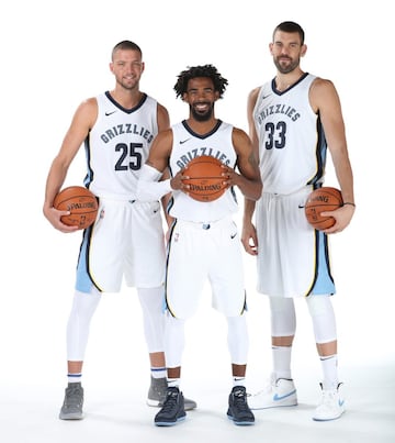 Chandler Parsons, Mike Conley y Marc Gasol