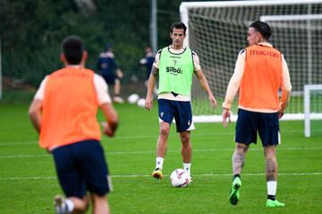 Luis Hernndez en el entrenamiento del pasado 13 de noviembre en la Ciudad Deportiva.