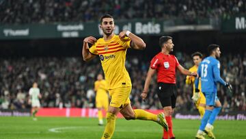 Tres goles del delantero valenciano facilitan la victoria del Barcelona en campo del Betis (2-4). Ferran suma siete goles en Liga esta temporada, sólo uno menos que Lewandowski, el goleador del equipo. El delantero se ha ganado un sitio en el once de Xavi por delante de João Félix o Rapinha, y es un fijo para el seleccionador Luis de la Fuente.