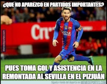 Los memes más divertidos del Sevilla-Barcelona