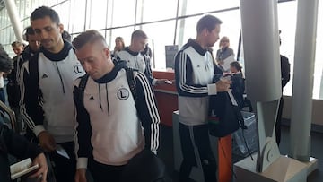 El Legia de Varsovia llegó a Madrid.