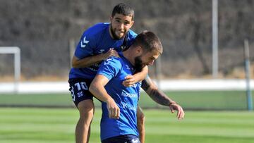 Shashoua y Spicic en un entrenamiento