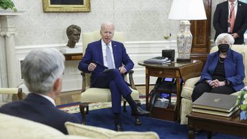 Biden is holding the rare meeting with Powell that highlights White House efforts to shift responsibility for decades-high inflation to the central bank.