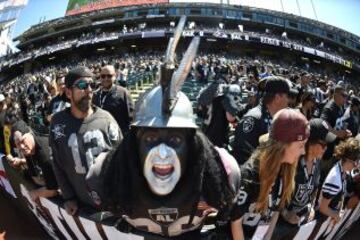 La semana pasada comet¨ª el grave error de no poner a ning¨²n aficionado de los Raiders. Lo siento mucho, no volver¨¢ a ocurrir.