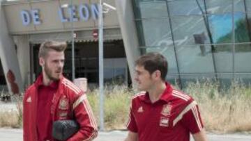 David de Gea con Iker Casillas