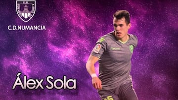 Álex Sola, nuevo lateral derecho del Numancia