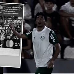 El lamentable gesto racista de un aficionado con un niño en brazos que ha denunciado Vinicius: el jugador terminó llorando