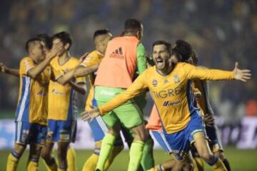 El festejo de Tigres.