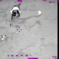 Un vídeo muestra el rescate de la Armada de Chile a una surfista tras 8 horas a la deriva