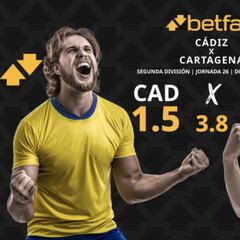 Cádiz CF vs. FC Cartagena: horario, TV, pronósticos, estadísticas y clasificación