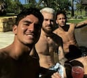 Neymar: lujosas vacaciones junto a su hijo y unos amigos en Brasil