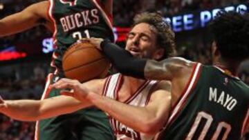 Milwaukee logra tomar Chicago pese a un enorme Pau Gasol