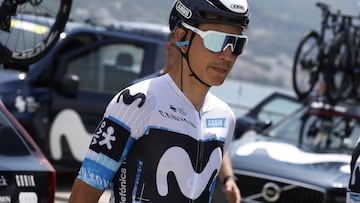 Orluis Aular, en el Giro de Italia.