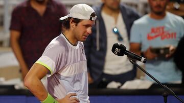 Duro traspié de Nicolás Jarry en el césped británico