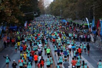 La colorida jornada del Maratón de Santiago, en imágenes