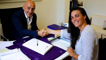 Alia Guagni durante su renovación.