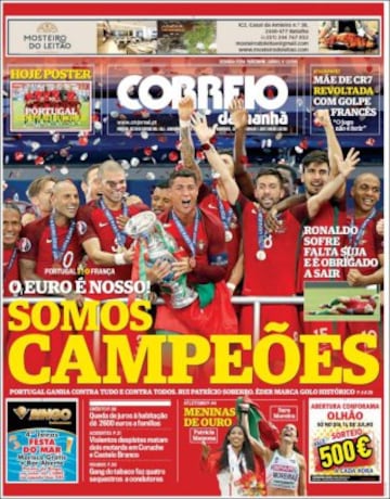 Portadas de la prensa mundial