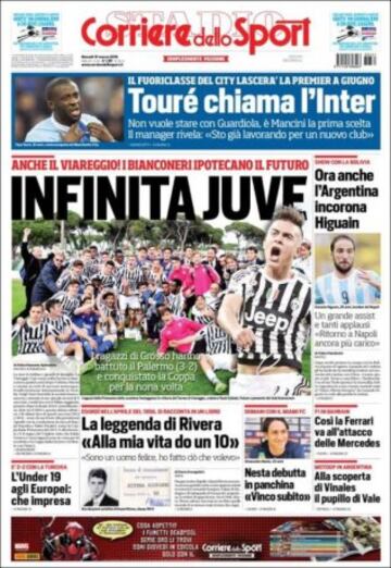 Portadas de la prensa mundial