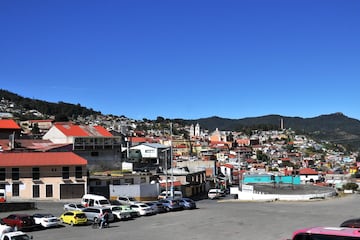 Vista general de la ciudad Mineral del Monte, cuna del ftbol en Mxico, situada cerca de Pachuca. 