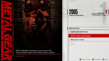 mgs metal gear solid master collection psycho mantis juegos