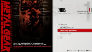 Estos son los juegos que detecta Psycho Mantis en el MGS de Metal Gear Solid: Master Collection Vol. 1