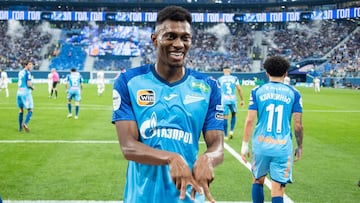 Mateo Cassierra, delantero colombiano del Zenit de San Petersburgo