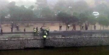 The scene of a mass brawl between rival gangs by the Manzanares River in Madrid, November 2014, which cost the life of Jimmy.