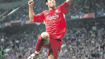 Luis García está triunfando en el Liverpool.