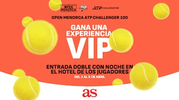Participa y gana una entrada doble para el OPEN DE MENORCA ATP CHALLENGER 100