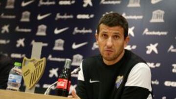 RUEDA DE PRENSA JAVI GRACIA , MALAGA CF