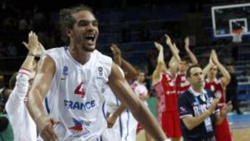 Joakim Noah disput&oacute; el Eurobasket de 2011 con Francia.