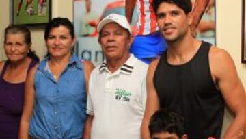 La familia de Diego Costa.