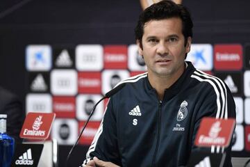 Impressive | Santiago Solari takes his first Real Madrid press conference.