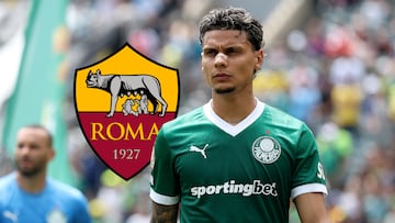 Richard Ríos, volante colombiano de Palmeiras en la mira de AS Roma