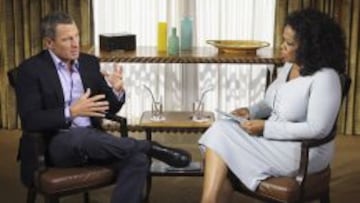Lance Armstrong y Oprah Winfrey