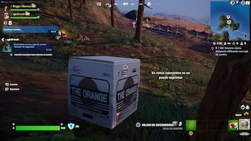 fortnite solid snake misiones escondete en una caja de carton durante 10 segundos