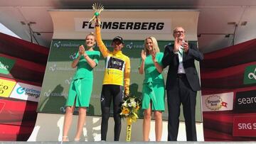 Tolhoek vence y Bernal coge el liderato en Suiza
