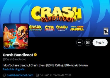 Buenas noticias para los fans de Crash Bandicoot: realizan un movimiento después de varios años y dejan un enigmático mensaje