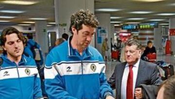 <b>REGRESO. </b>Mandiá pone rumbo a Vigo. El lucense jugó allí cuatro años y conoció los sinsabores de un descenso (89-90) y la gloria de un ascenso (91-92).